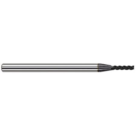 Harvey Tool 3/32 dia. x 0.0050 in. Radius x 1/2 in. Carbide Corner Radius End Mill for Medium Alloy Steels 759693-C3